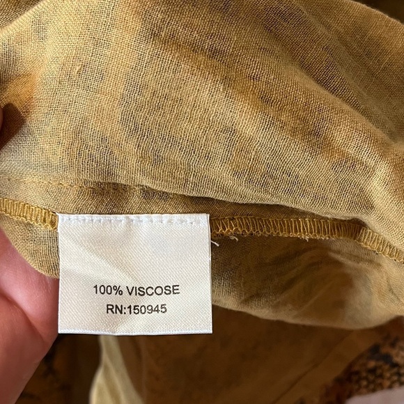 Boho Soul Boutique Snakeskin Gold black dress tunic NWT animal print mob wife - Picture 5 of 5